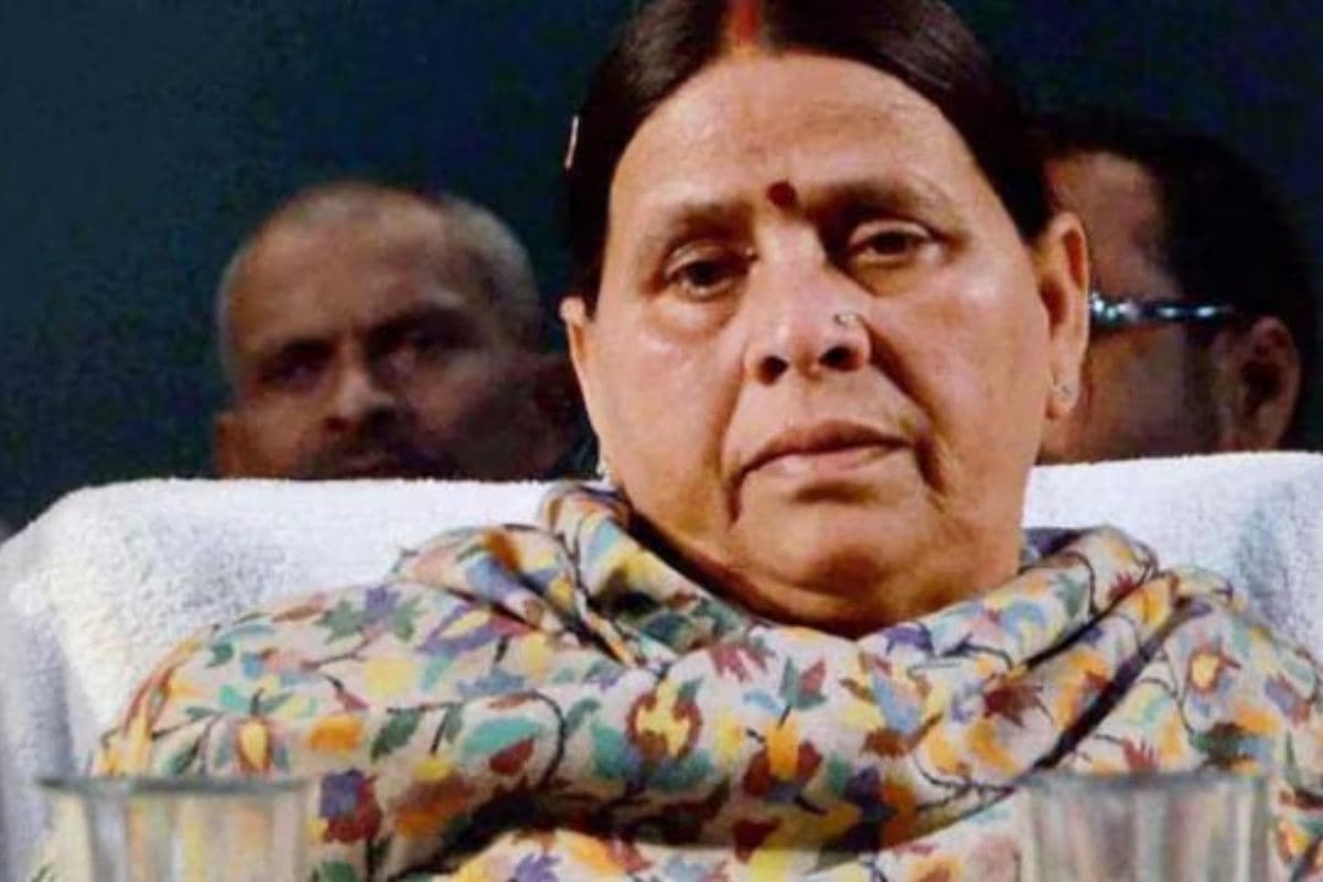 बिहार की तत्कालीन मुख्यमंत्री राबड़ी देवी