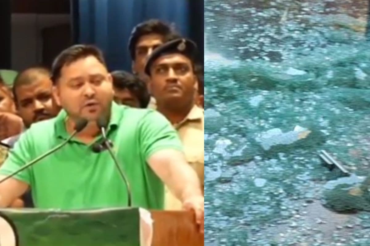 तेजस्वी के कार्यक्रम की फोटो