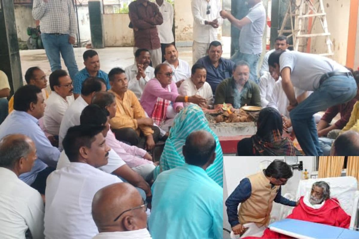 दिल्ली में भर्ती शिबू सोरेन के लिए झारखंड के इस प्रसिद्ध मंदिर में पूजा-अर्चना, बेहतर स्वास्थ्य की कामना