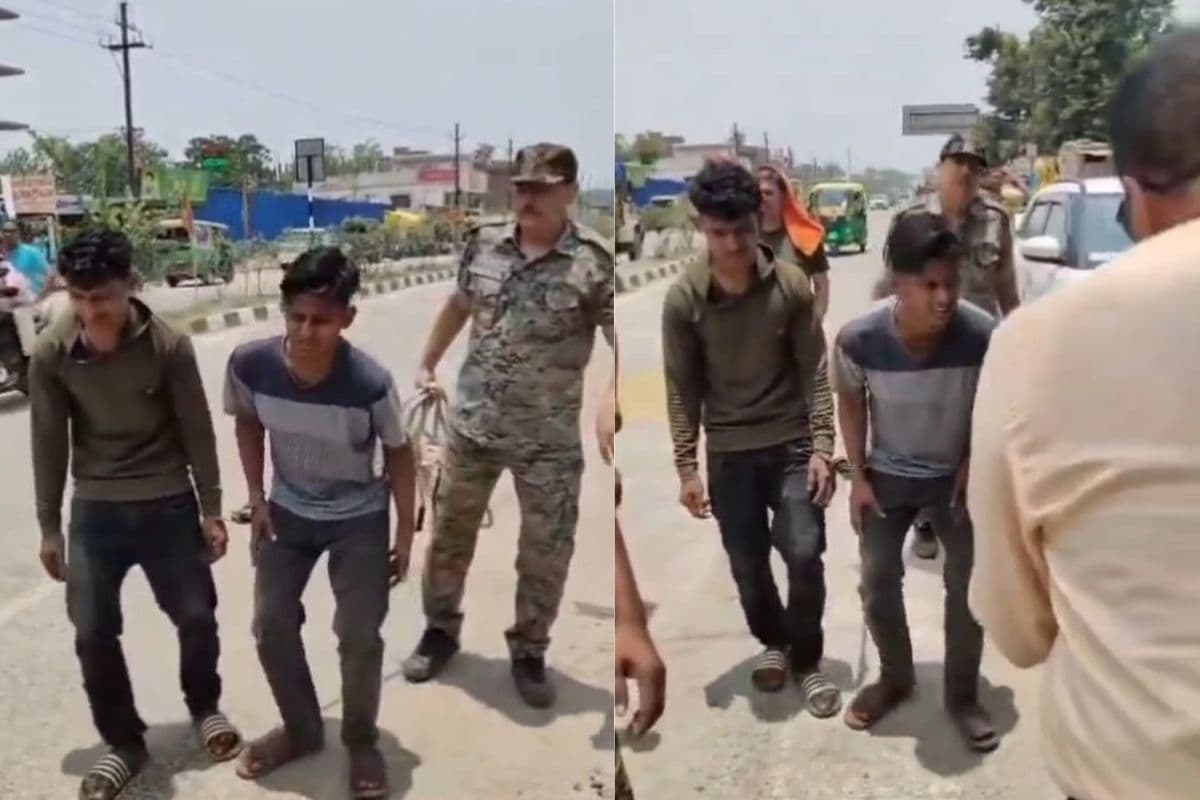 Ranchi News : कटहल मोड़ में होमगार्ड जवान पर हमला करने वाले दो आरोपी गिरफ्तार, सड़क पर कराई गई परेड