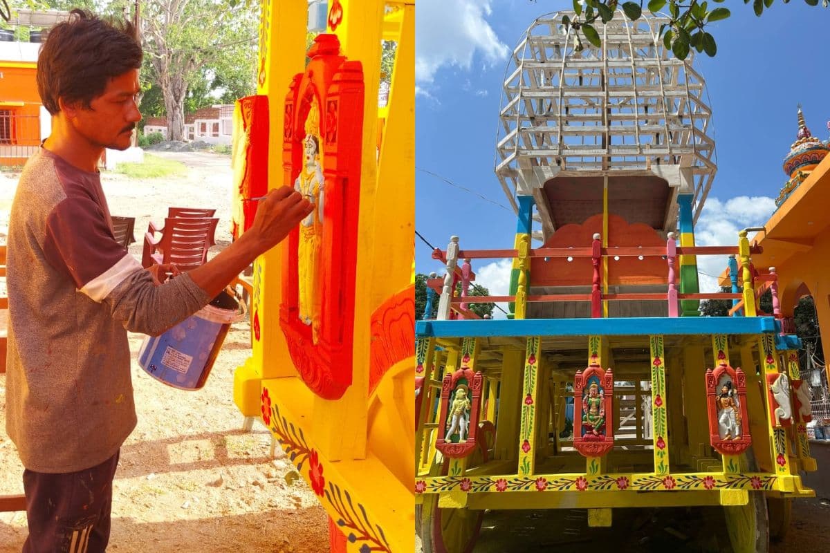 Rath Yatra : 20 लाख रुपये की लागत से बनकर तैयार हुआ प्रभु जगन्नाथ का भव्य रथ, ओडिशा के कारीगरों ने दिया आकार