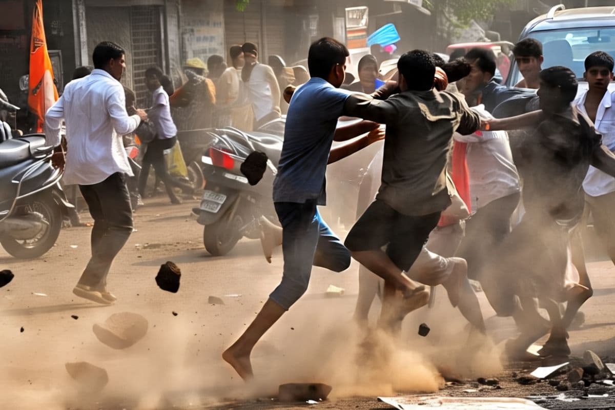 Maharashtra News: हॉर्न की आवाज ने भड़काई हिंसा, दो गुटों में जमकर मारपीट, सड़कों पर लाठी-पत्थर की बरसात