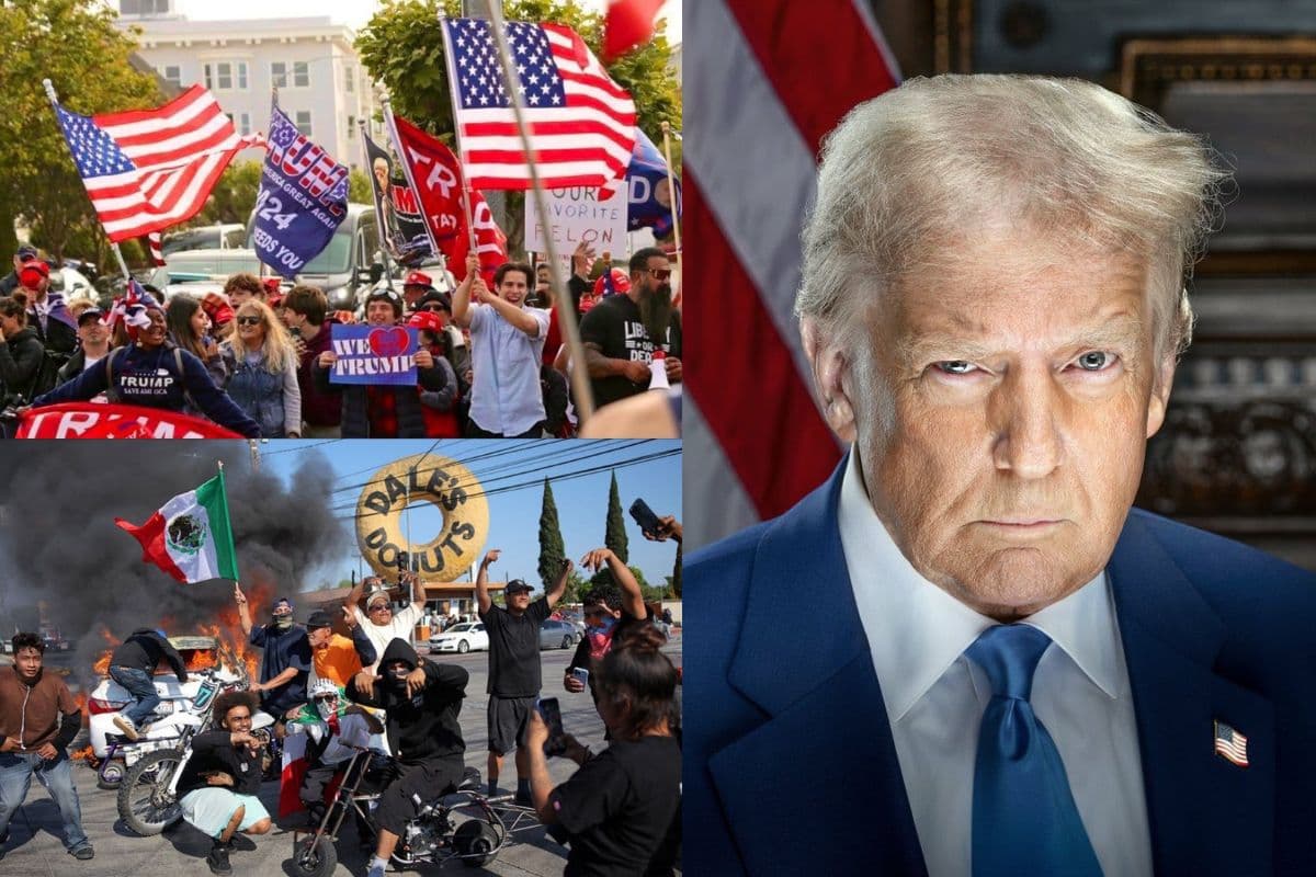 अमेरिका में प्रदर्शनकारियों के खिलाफ 2000 सैनिकों की तैनाती, गवर्नर ने जताई चिंता, कहा 'जानबूझकर भड़काने की कोशिश'