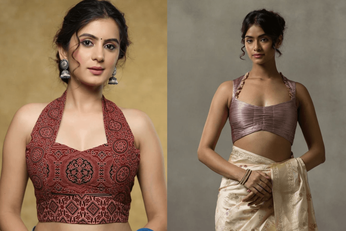 Sleeveless blouse design 2025

