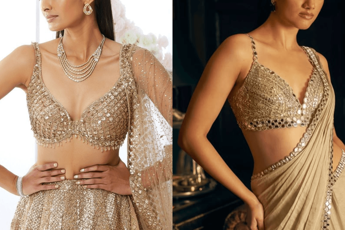 sleeveless blouse designs