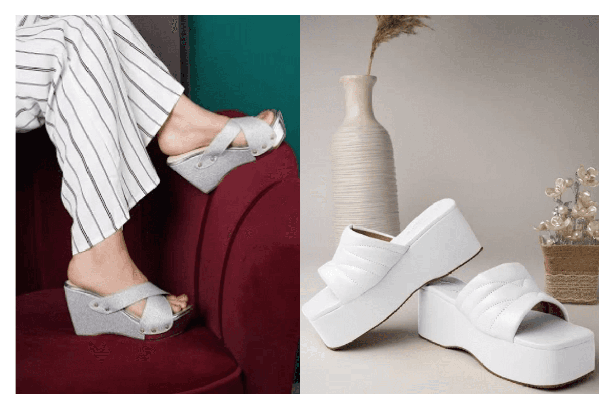 Trendy wedge heels for women