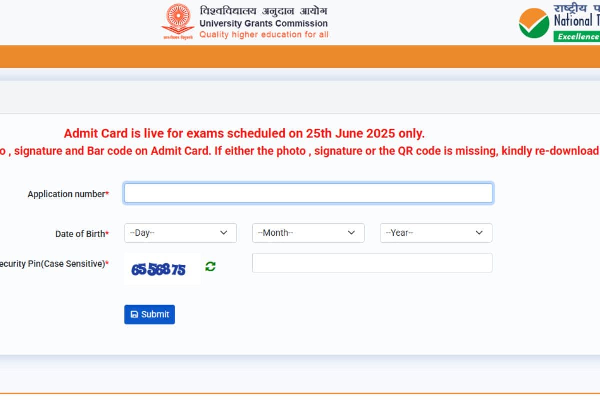 UGC NET 2025 Admit Card OUT: यूजीसी नेट जून का एडमिट कार्ड जारी, यहां करें डाउनलोड