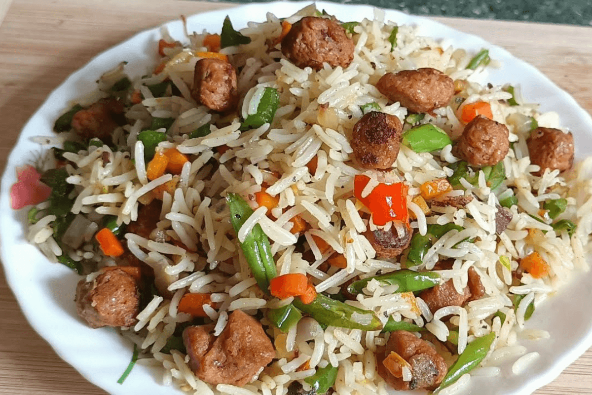 Soya Fried Rice Recipe