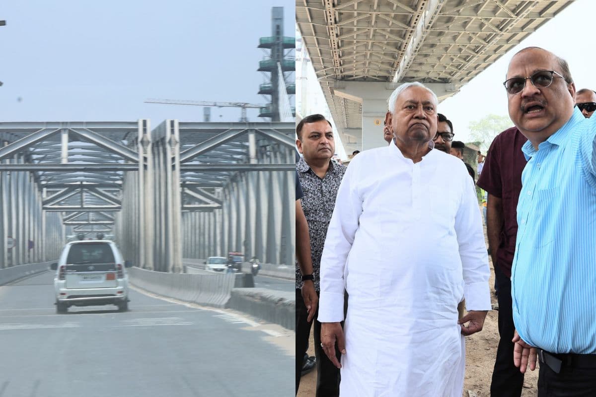 Bridge In Bihar construction work of bridge being built near Gandhi Setu will be expedited CM Nitish inspected it
