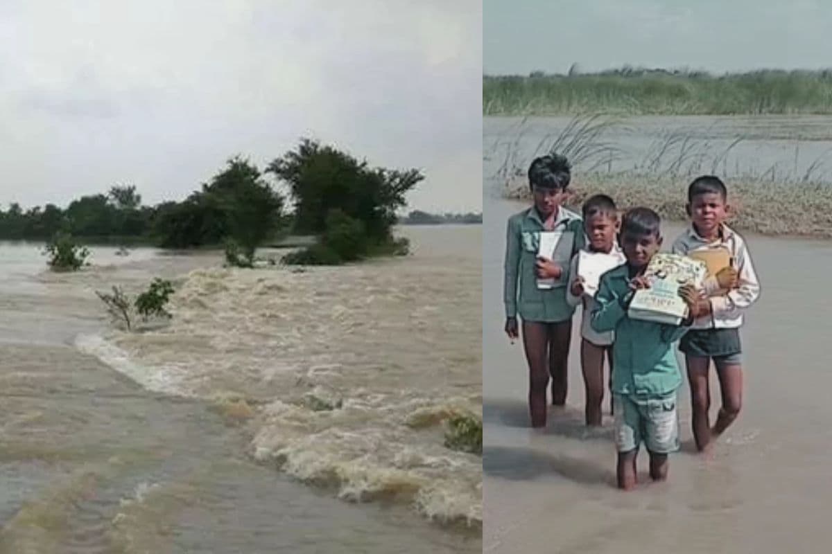 Bihar Flood Alert Gandak river showing its fierce form in this district