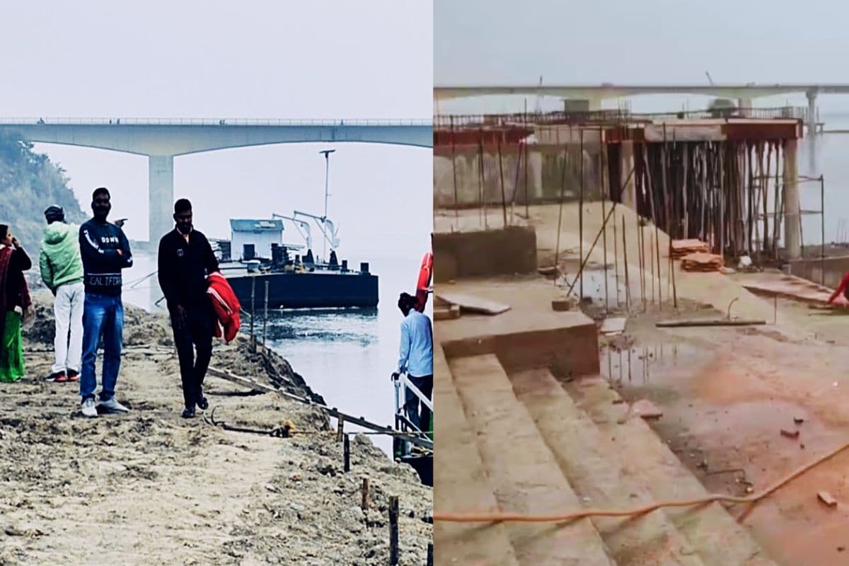 In Chapra very beautiful ghat is being built