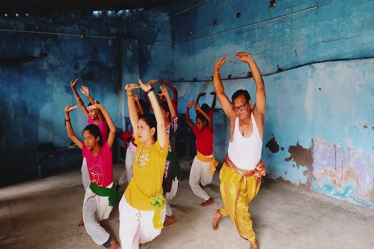 Yogic postures through Chhau dance