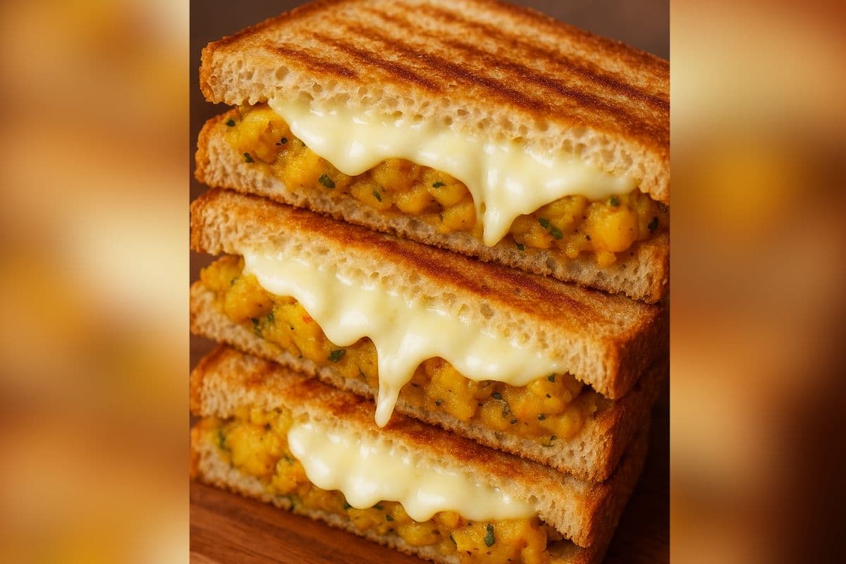 aloo cheese sandwich