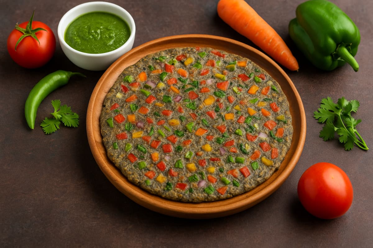 bajra veg cheela