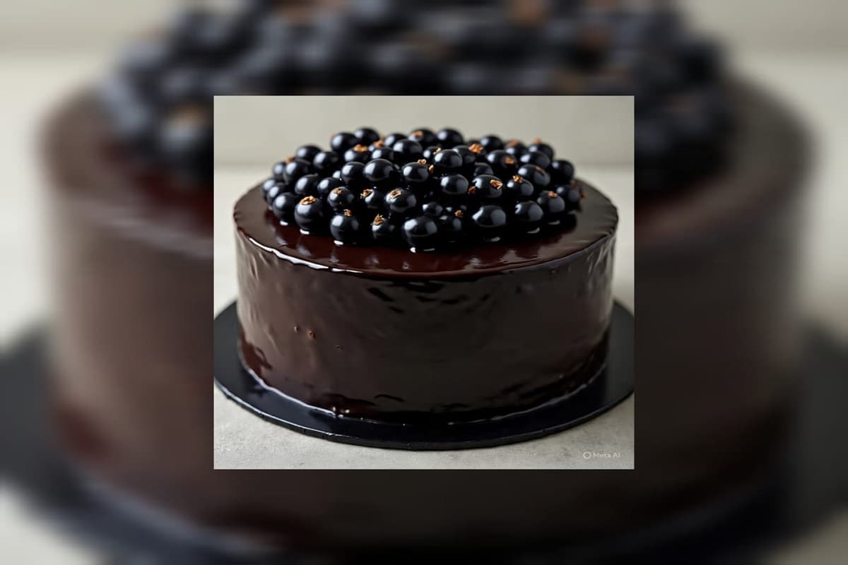 black current cake