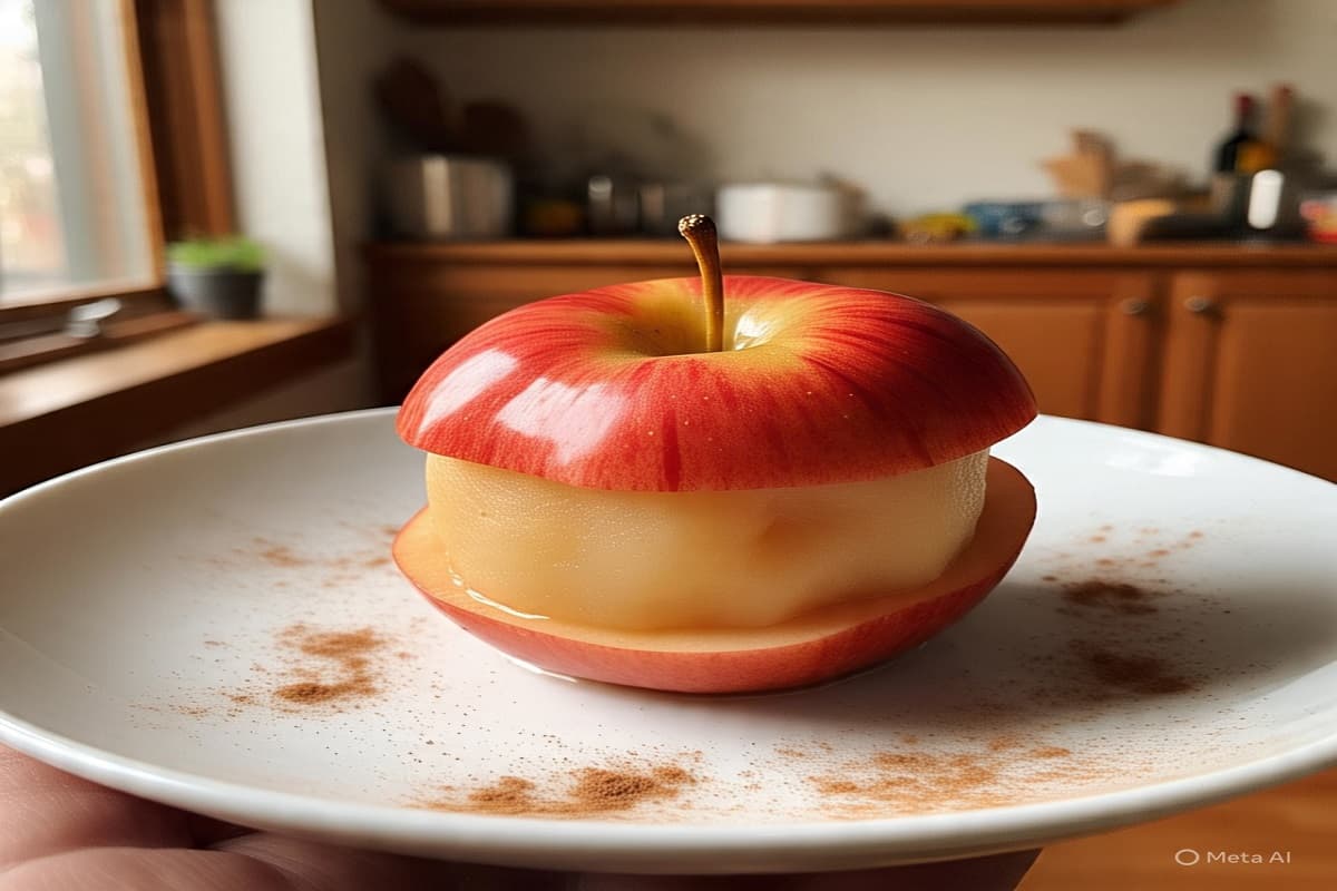 boiled apple