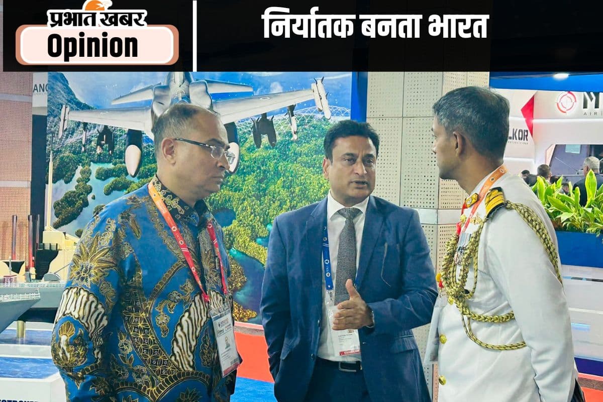 रक्षा उत्पादों के आयातक से निर्यातक बनता भारत