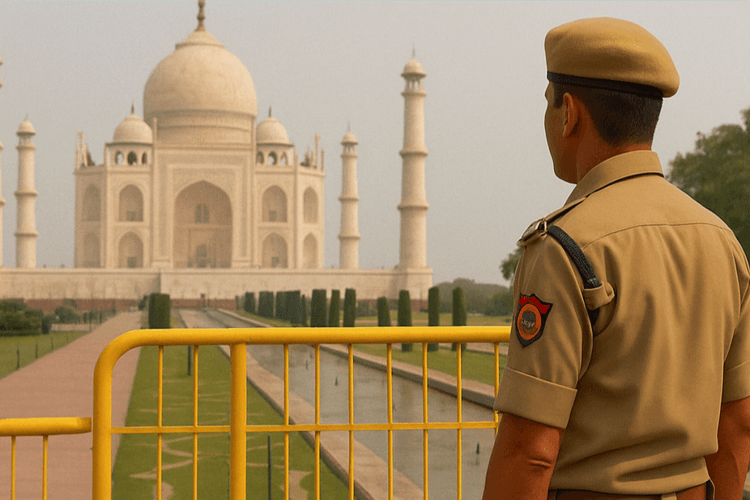 ताजमहल को बनाया टारगेट? प्रतिबंधित जोन में घुसने की कोशिश, फायरिंग कर हुए फरार