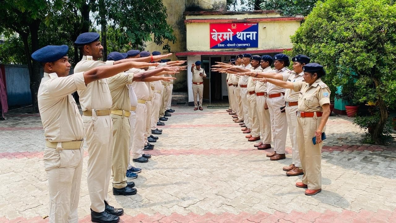 Bokaro News : बेरमो थाना में मना विश्व तंबाकू निषेध दिवस