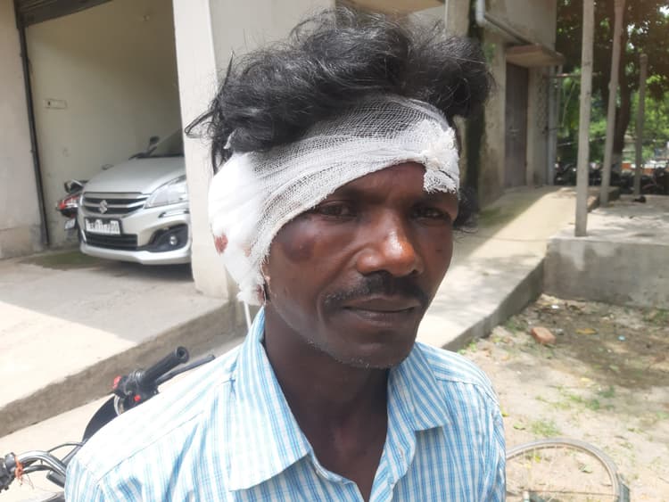 सड़क दुर्घटना में एक जख्मी