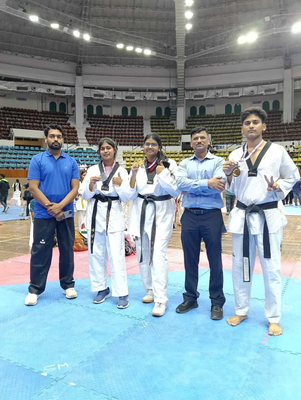 राष्ट्रीय जूनियर ताइक्वांडो : अमावां की श्वेता ने जीता सिल्वर