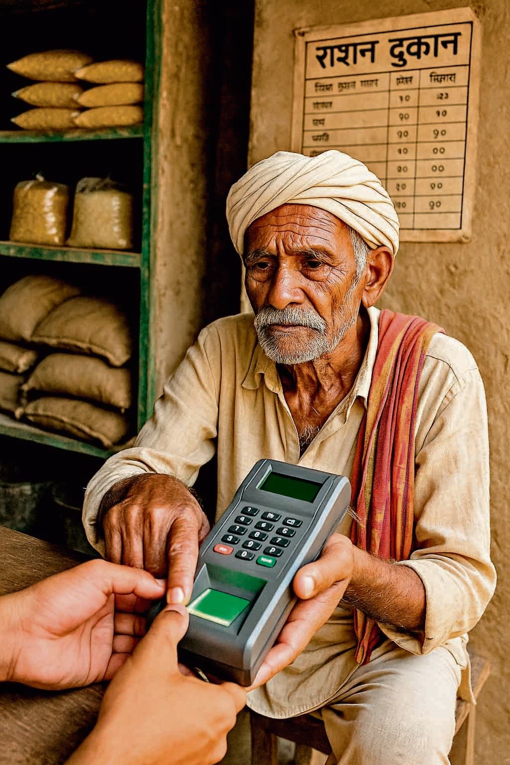 Deoghar News : तीन महीने का अनाज एक साथ बांटने की चुनौती, नेटवर्क व मशीन की धीमी गति बन रही बाधा