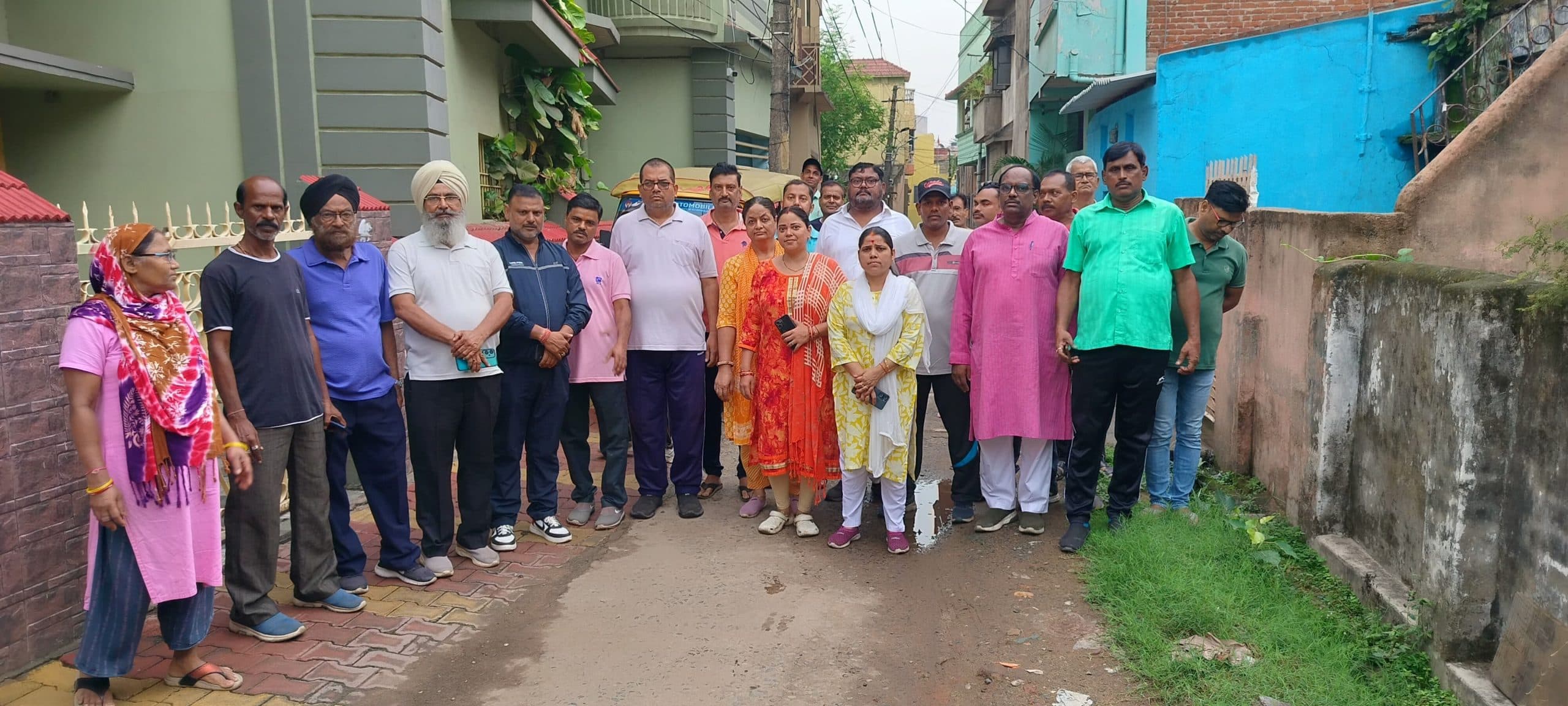 Jamshedpur news. मानगो की समस्याओं से रूबरू हुए जदयू नेता