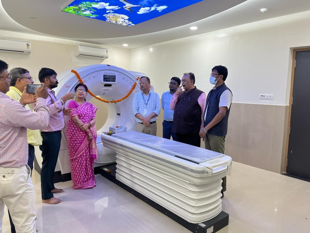 Ranchi News : सदर अस्पताल में सीटी स्कैन मशीन का ट्रायल रन शुरू