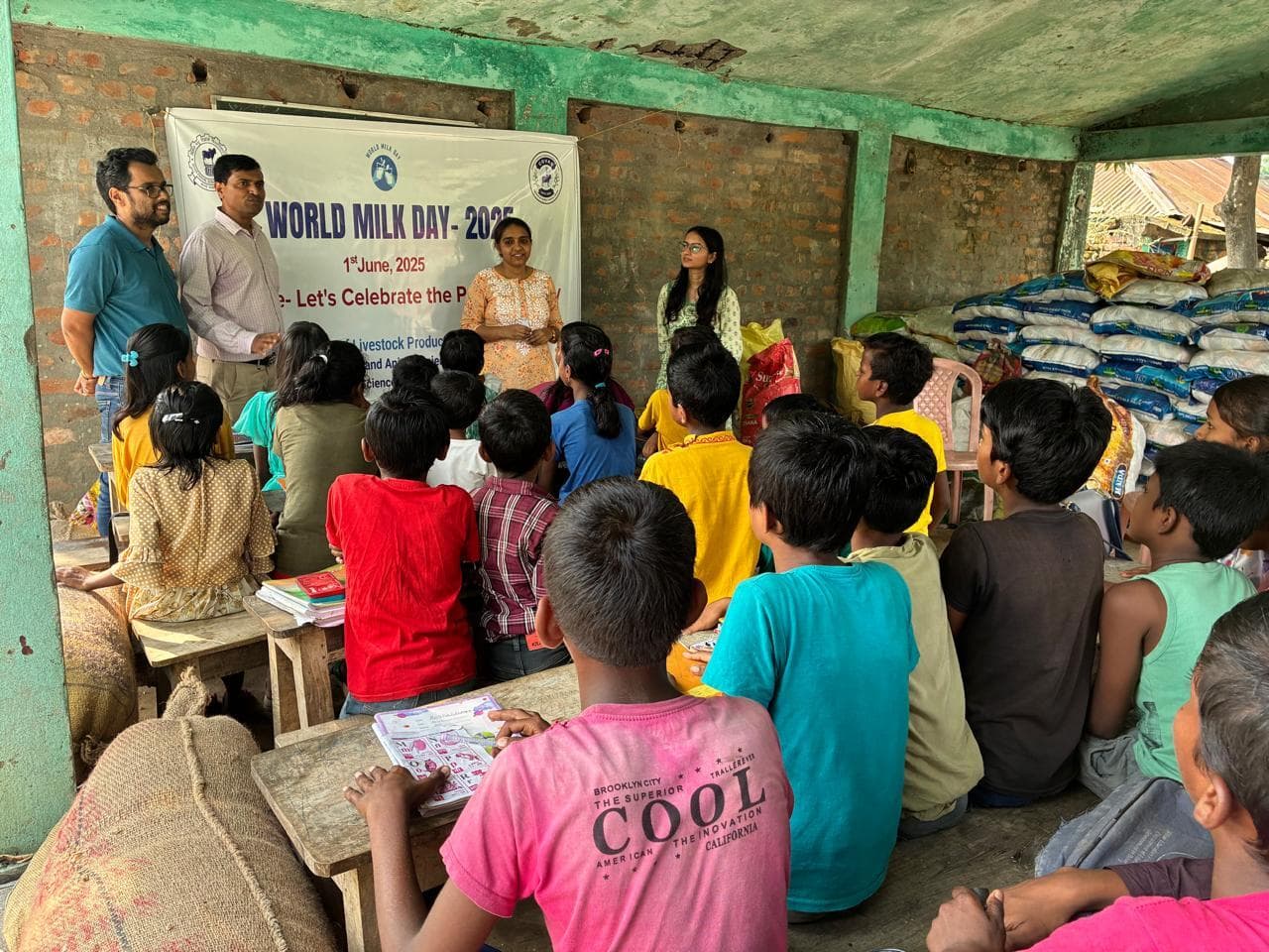 विश्व दूध दिवस पर चलाया गया जागरूकता अभियान