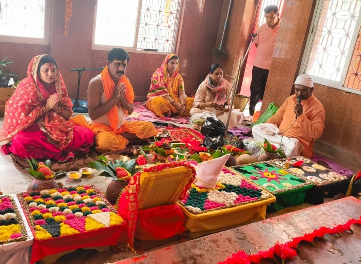 राजपुर स्थित मां विंध्यवासिनी मंदिर में प्रतिमा हुई स्थापित