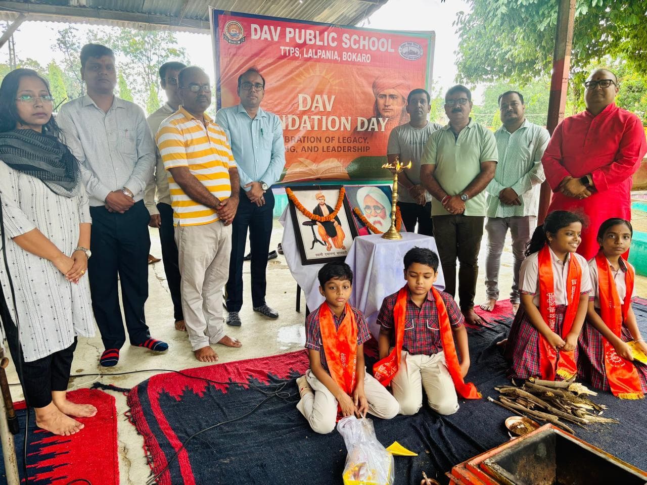 Bokaro News : डीएवी ललपनिया में मनाया गया शिक्षा केंद्र का स्थापना दिवस