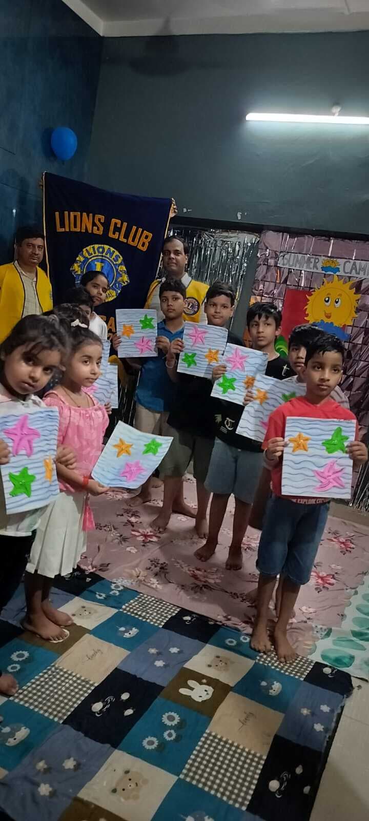 लायंस क्लब ने किया समर कैंप का आयोजन