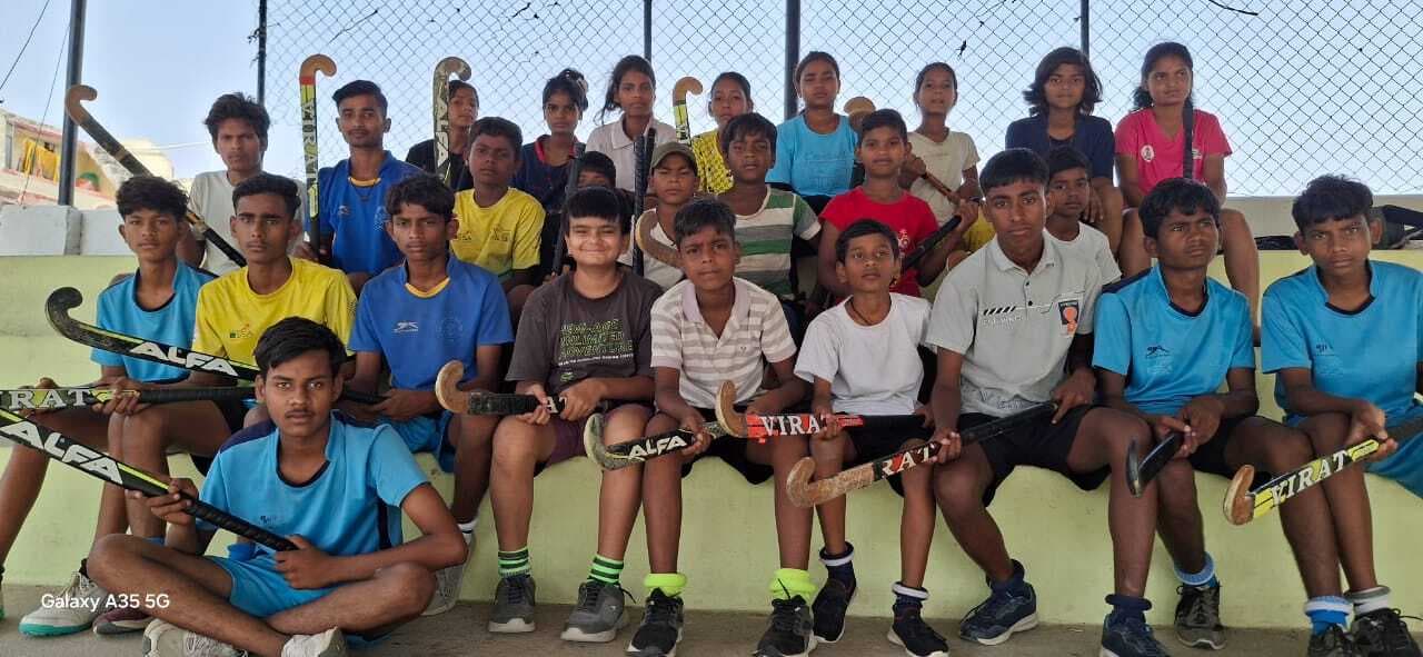 राज्यस्तरीय हॉकी का ट्रायल संपन्न, 30 खिलाड़ी चयनित