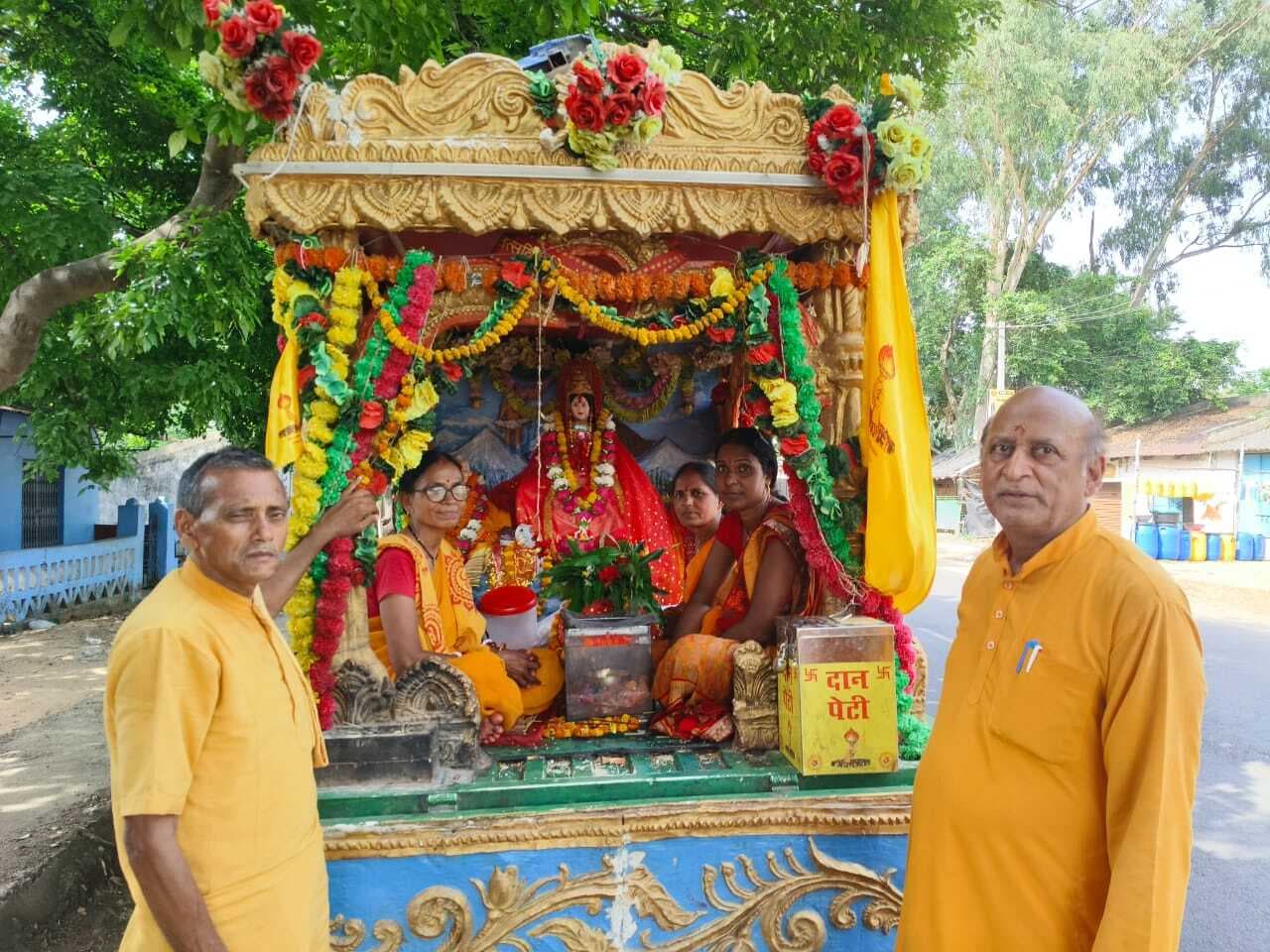 ज्योति कलश रथ यात्रा ने लोगों को दिया भक्ति का संदेश