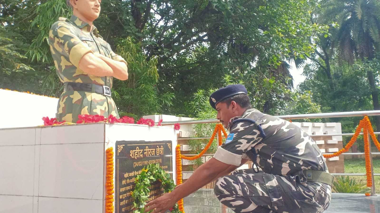 शहीद नीरज छेत्री को याद कर जवानों की नम हुईं आंखें