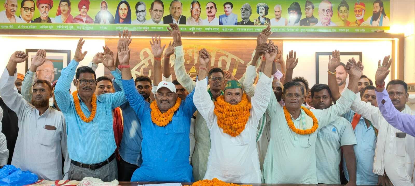 दूसरी बार राजद से खगड़िया प्रखंड अध्यक्ष बने सुनील चौरसिया