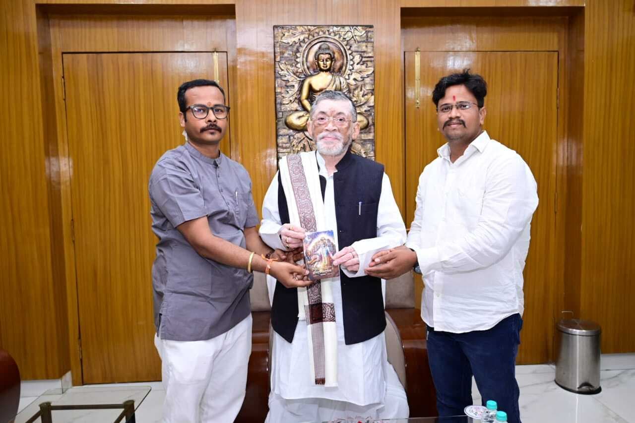 Jamshedpur news. सीनेट सदस्य ने केयू की समस्याओं से राज्यपाल को कराया अवगत