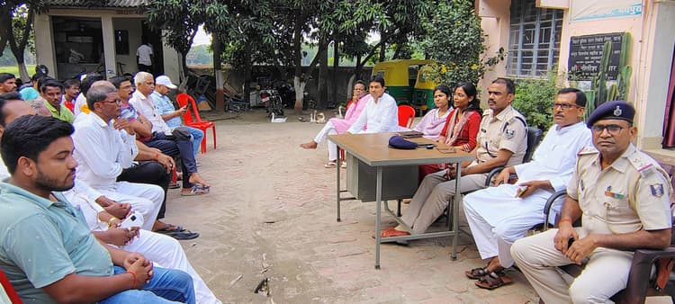 बकरीद को लेकर शांति समिति की हुई बैठक