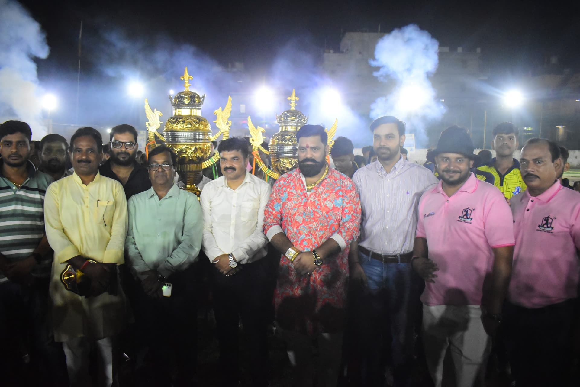रामजी सिंह मेमोरियल नाइट टूर्नामेंट की धमाकेदार शुरुआत