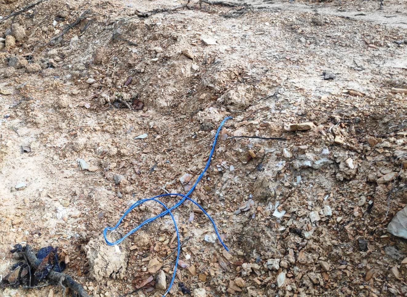 भीमबांध के नक्सल प्रभावित राजासराय-कंदनी पथ में शक्तिशाली पाइप बम बरामद