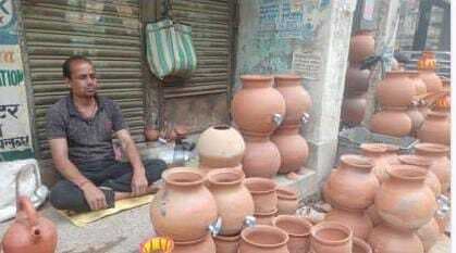 गर्मी में मिट्टी के घड़ा और सुराही की मांग बढ़ी