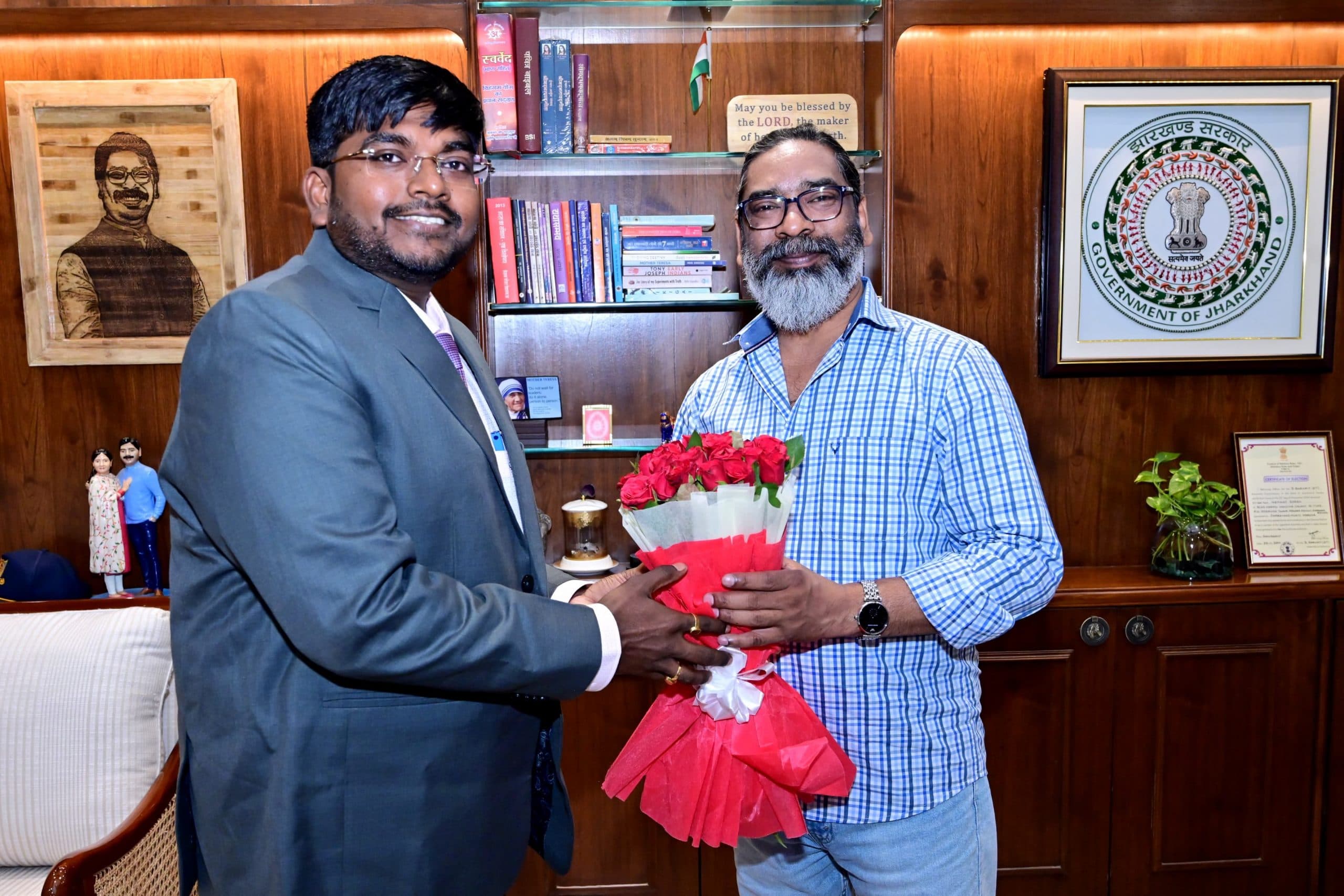 डीसी ने मुख्यमंत्री से की शिष्टाचार मुलाकात