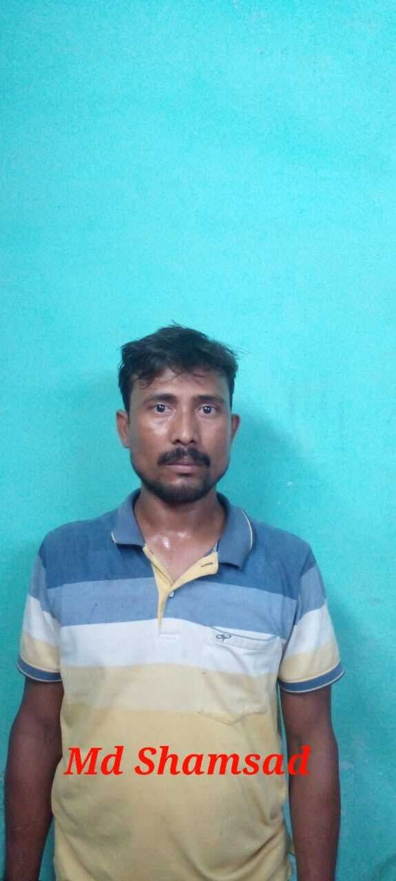 हथियार तस्करी कांड में नामजद आरोपी शमशाद मुंगेर से गिरफ्तार