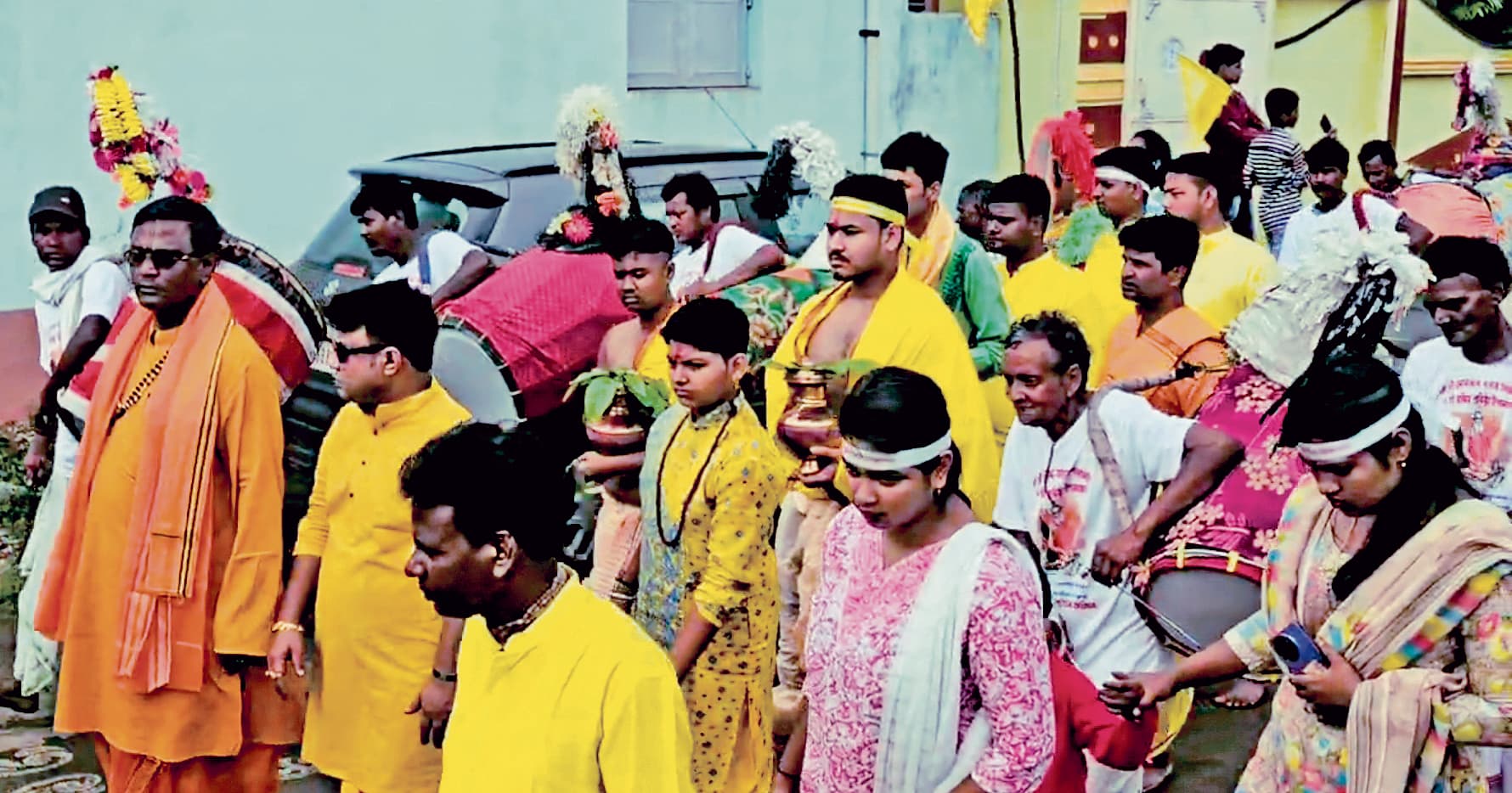 पांडवेश्वर के सोनपुर गांव में लोकनाथ मंदिर का उद्घाटन, सात दिवसीय हरिनाम संकीर्तन