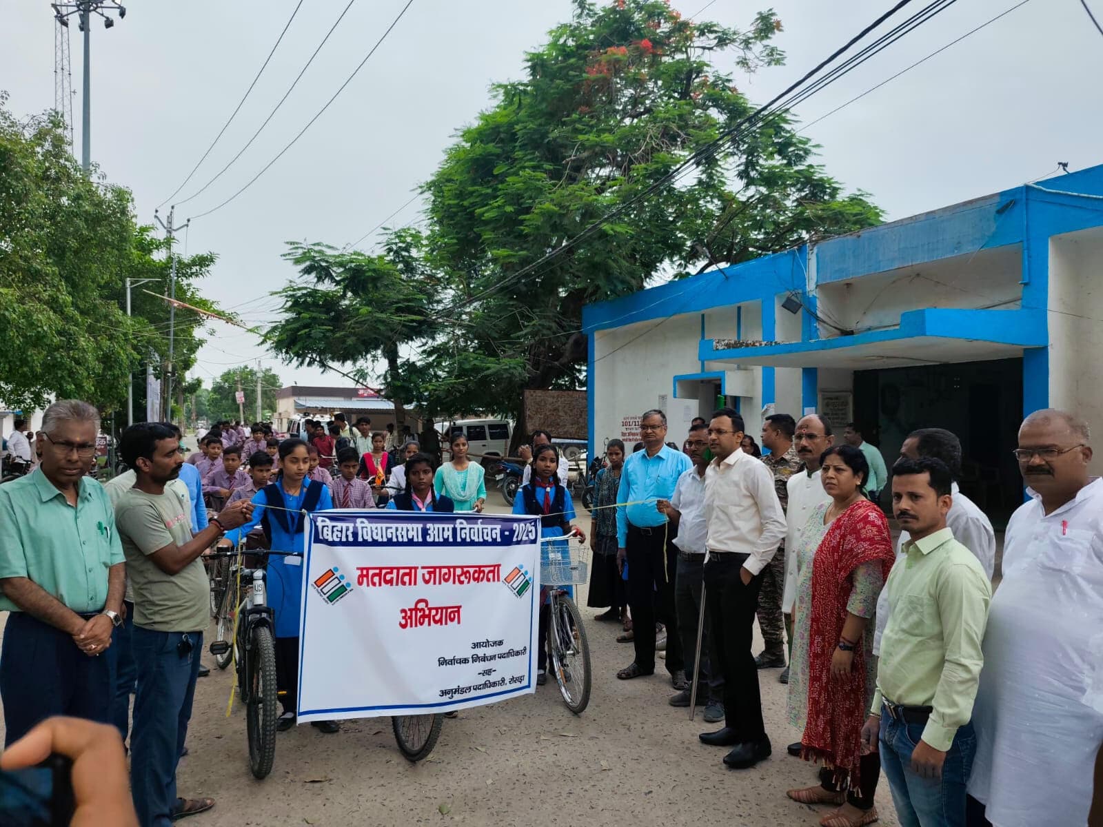 Samastipur News:रोसड़ा में साइकिल रैली निकाल वोटरों को किया जागरूक