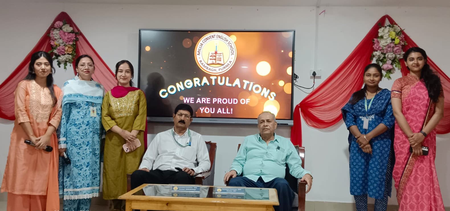मिल्लिया कान्वेंट ने स्कूल के टापर्स छात्रों का किया अभिनंदन, दिया सम्मान