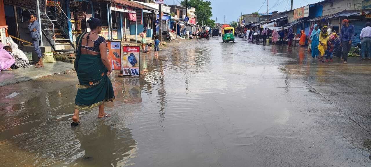 बेमौसम बारिश से मूंग व दलहन की फसल को नुकसान