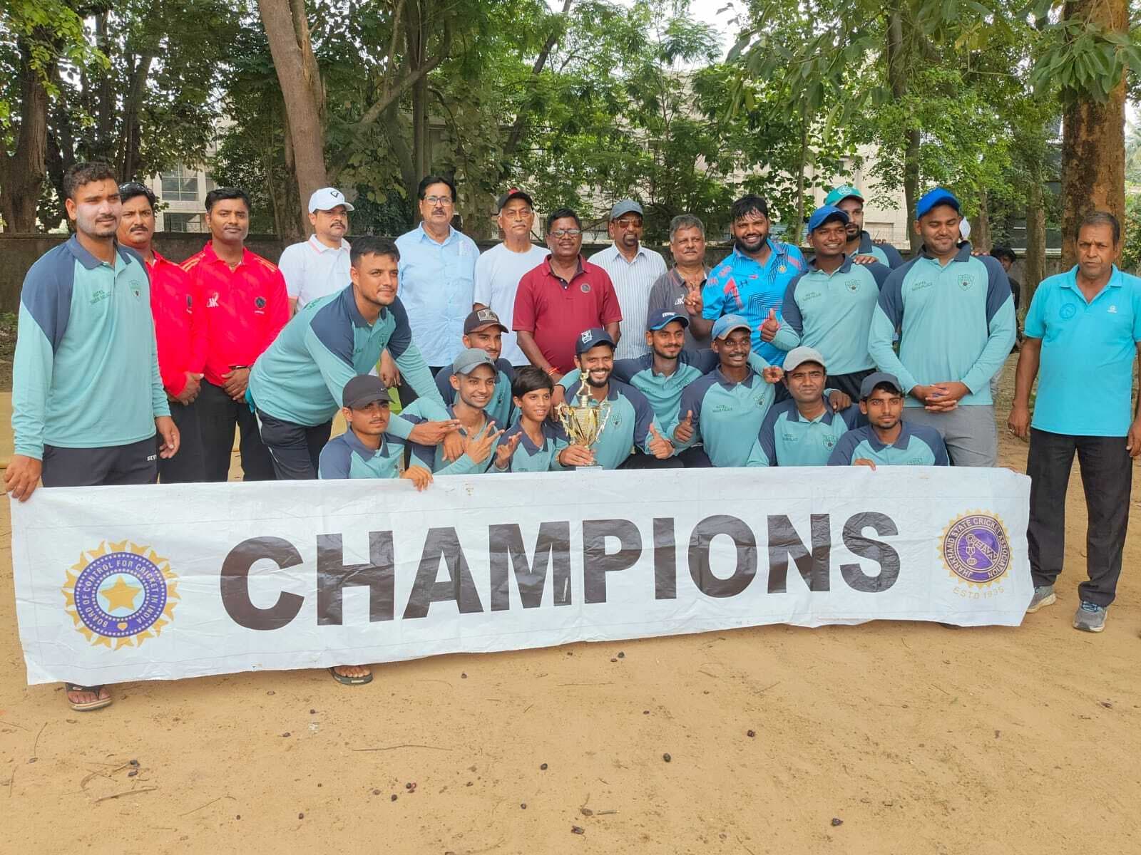 jsca b division t20 league champion tata sersa:  टाटा सेरसा ने जीता जेएससीए बी डिवीजन टी-20 लीग का खिताब