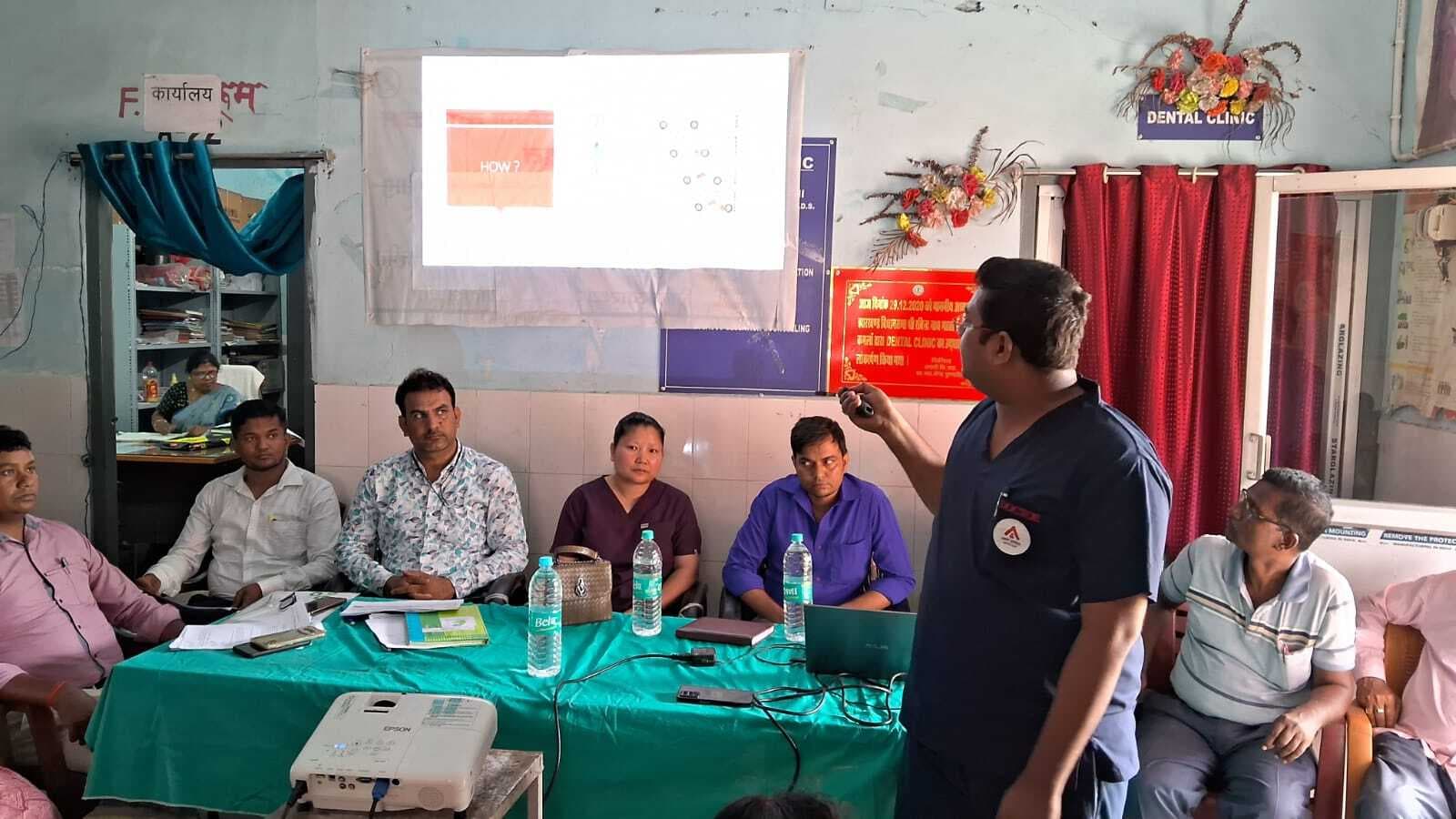 स्वास्थ्यकर्मी को मिला कैंसर रोग पहचान का प्रशिक्षण