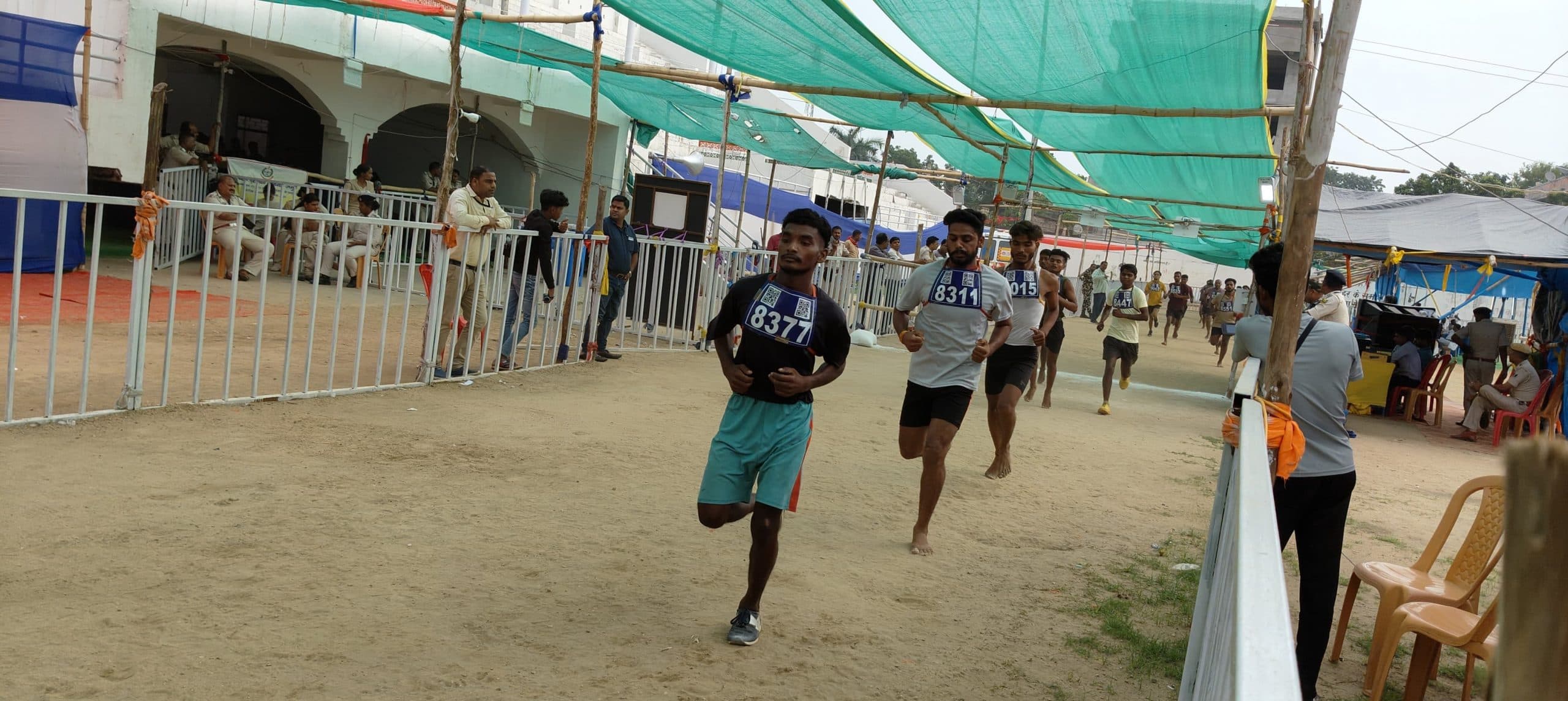 गृह रक्षकों की शारीरिक दक्षता परीक्षा में 231 अभ्यर्थी हुए सफल